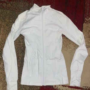 SASKI collection white zip up